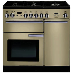 Rangemaster Professional+ 90 Dual Fuel Range Cooker Cream